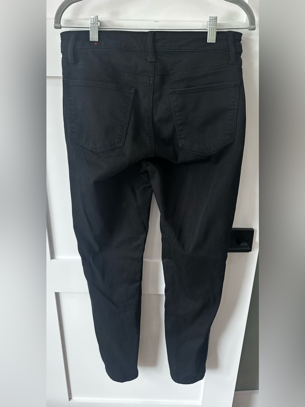 Talbots Flawless Slim Ankle Jeans Womens Black Denim Mid Rise Pockets Classic 6